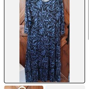 Zadie blue flame dress